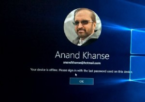 อุปกรณ์ของคุณออฟไลน์อยู่ โปรดลงชื่อเข้าใช้ด้วยรหัสผ่านล่าสุดที่ใช้ในอุปกรณ์นี้ 