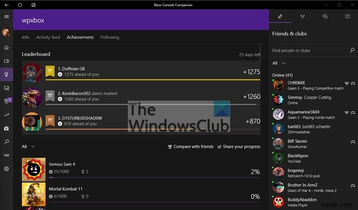 แอป Xbox Console Companion:คุณลักษณะและวิธีใช้งานใน Windows 11/10 