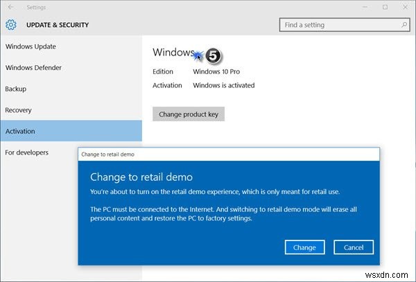 ลบหรือเปิดใช้งานประสบการณ์การสาธิตการขายปลีกใน Windows 11/10 