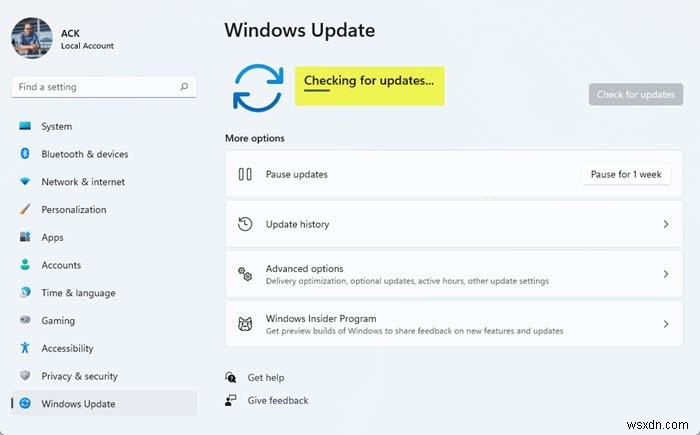 กำลังตรวจหาการอัปเดตที่ใช้เวลานานใน Windows 11/10 