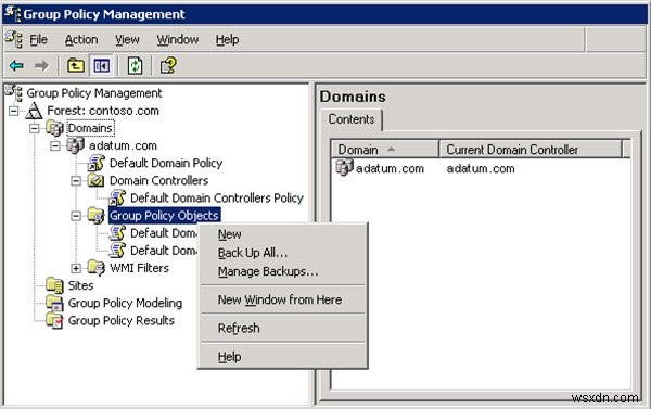 วิธีสำรองและกู้คืน Group Policy Objects ในระบบ Windows 