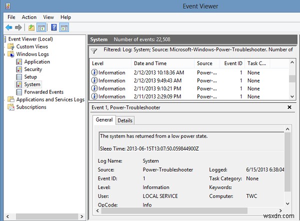 ใช้ Event Viewer เพื่อตรวจสอบการใช้งานคอมพิวเตอร์ Windows โดยไม่ได้รับอนุญาต 