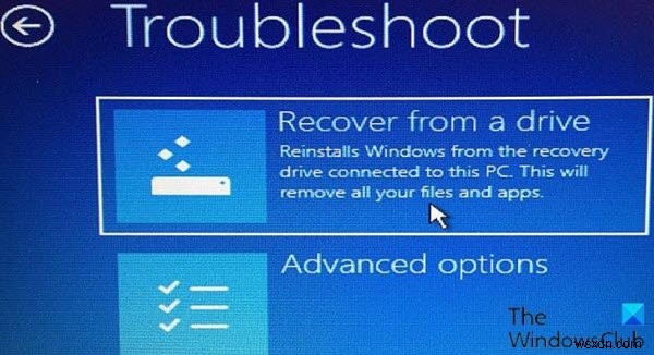 วิธีใช้ Recovery Drive เพื่อกู้คืนคอมพิวเตอร์ Windows 11/10 