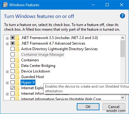 Windows Sandbox ไม่สามารถเริ่มทำงาน ข้อผิดพลาด 0x80070057 พารามิเตอร์ไม่ถูกต้อง 