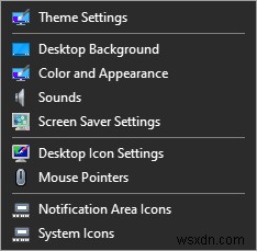 วิธีเพิ่ม Personalize (Classic) ให้กับ Context Menu ใน Windows 10 