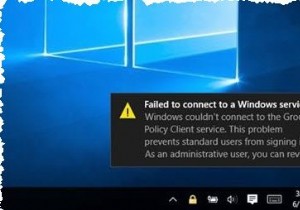 ไม่สามารถเชื่อมต่อกับข้อความแสดงข้อผิดพลาดของบริการ Windows ใน Windows 11/10 