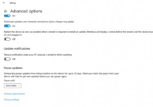 ตัวเลือก Defer Updates ถูกลบใน Windows 10 v2004; ใช้นโยบายกลุ่มแทน! 