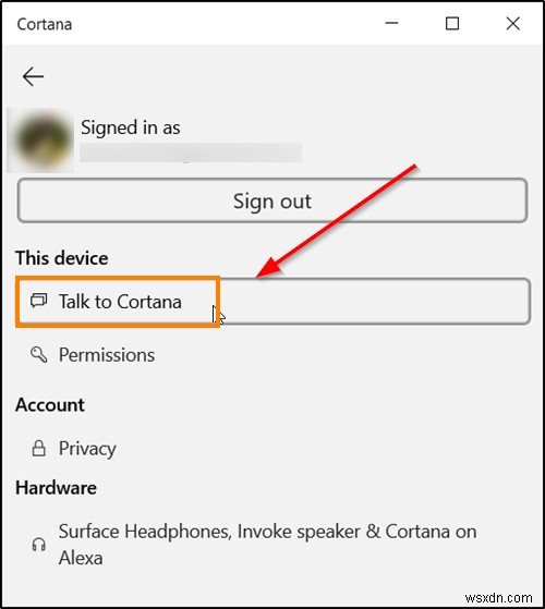 วิธีพูดหรือพิมพ์ลงใน Cortana ใน Windows 10 