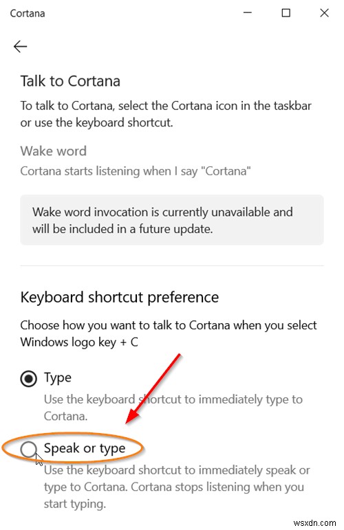 วิธีพูดหรือพิมพ์ลงใน Cortana ใน Windows 10 