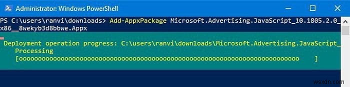 วิธีติดตั้งแพ็คเกจแอป .Appx ที่ไม่ได้ลงชื่อโดยใช้ PowerShell ใน Windows 11/10 