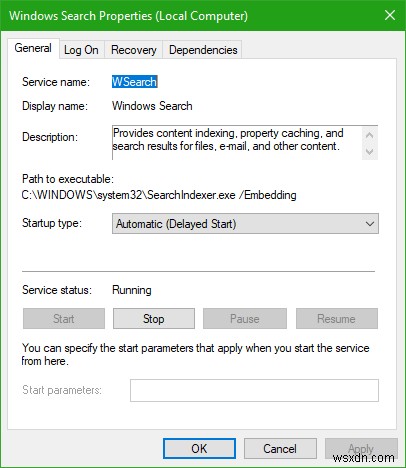 วิธีแก้ไขการใช้งาน Search Indexer High Disk หรือ CPU ใน Windows 11/10 