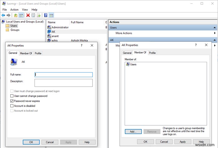 วิธีเข้าถึง Local User and Group Management ใน Windows 11/10 Home 