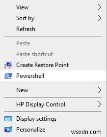 วิธีเพิ่ม PowerShell ให้กับเมนูบริบทใน Windows 10 