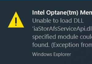 แก้ไขข้อผิดพลาดการตรึงหน่วยความจำ Intel Optane หลังจากอัปเกรด Windows 