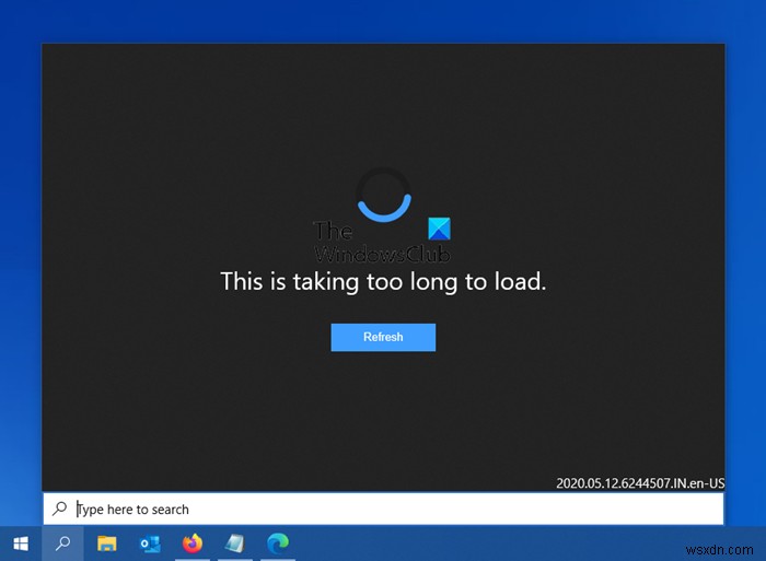 ใช้เวลาในการโหลดนาน – Windows 10 Search 