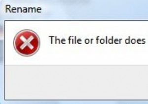 ไม่มีไฟล์หรือโฟลเดอร์ ไม่สามารถย้ายหรือเปลี่ยนชื่อใน Windows 10 