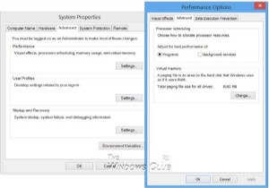 กำหนดค่า Processor Scheduling เพื่อประสิทธิภาพที่ดีขึ้นใน Windows 11/10 