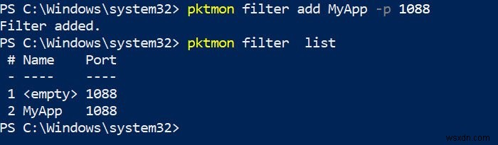 วิธีใช้ Network Sniffer Tool PktMon.exe ใหม่ใน Windows 10 