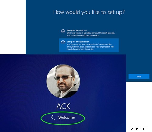 Windows 10 บูตเข้าสู่หน้าจอต้อนรับแทน OOBE 