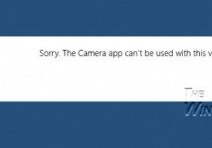 แก้ไขแอปกล้องไม่สามารถใช้กับ Windows เวอร์ชันนี้ได้ 