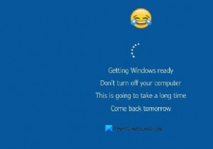 Windows ติดอยู่ในการเตรียมความพร้อมของ Windows อย่าปิดหน้าจอคอมพิวเตอร์ของคุณ 