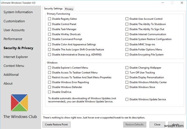 วิธีลบ Administrative Shares ใน Windows Server 