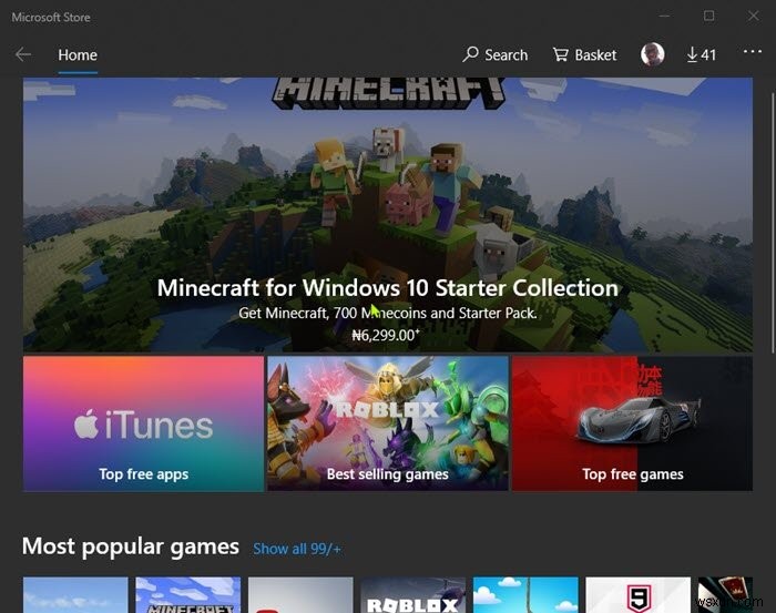 แอพ Microsoft Store จะถูกลบออกเมื่อคุณเข้าสู่ระบบเป็นครั้งแรก 