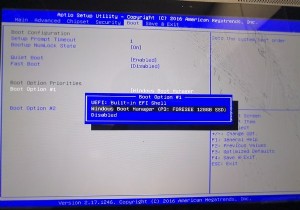 คอมพิวเตอร์ Windows ไม่สามารถบู๊ตได้เมื่อเสียบฮาร์ดไดรฟ์ตัวที่สองไว้ 
