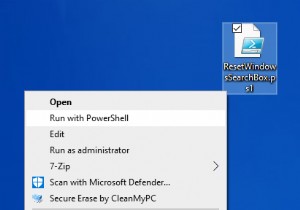 วิธีรีเซ็ตการตั้งค่าการค้นหาของ Windows เป็นค่าเริ่มต้นใน Windows 11/10 