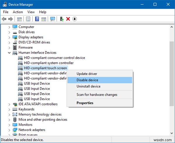 หน้าจอสัมผัสไม่ทำงานใน Windows 11/10 