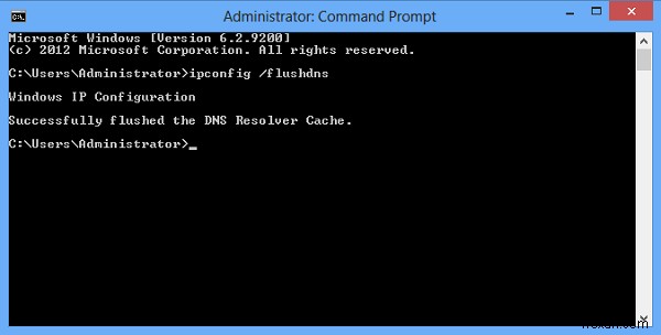 วิธีล้าง DNS Cache ใน Windows 11/10 