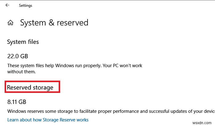 คำสั่ง DISM เพื่อปิดใช้งานหรือเปิดใช้งาน Reserved Storage ใน Windows 11/10 