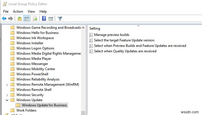 วิธีปรับใช้การอัปเดตโดยใช้ Windows Update สำหรับธุรกิจ 