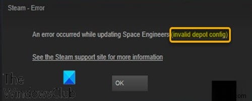 แก้ไขข้อผิดพลาด Steam การกำหนดค่า Depot ไม่ถูกต้องบน Windows PC 
