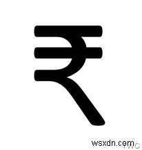 สัญลักษณ์สกุลเงินรูปีอินเดีย:วิธีใช้แป้นพิมพ์ลัดใน Windows 11/10 
