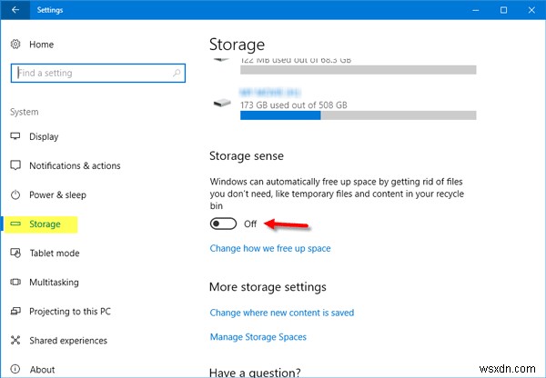 ลบไฟล์ขยะโดยอัตโนมัติโดยใช้ Storage Sense ใน Windows 11/10 