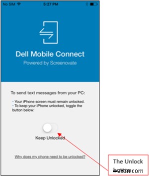 วิธีใช้แอพ Dell Mobile Connect กับ iPhone หรือ Android 