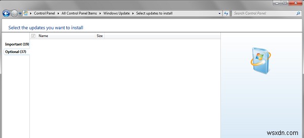 Windows Update ไม่ทำงาน ค้างอยู่ที่ กำลังตรวจสอบการอัปเดต หรือ หน้าว่าง 