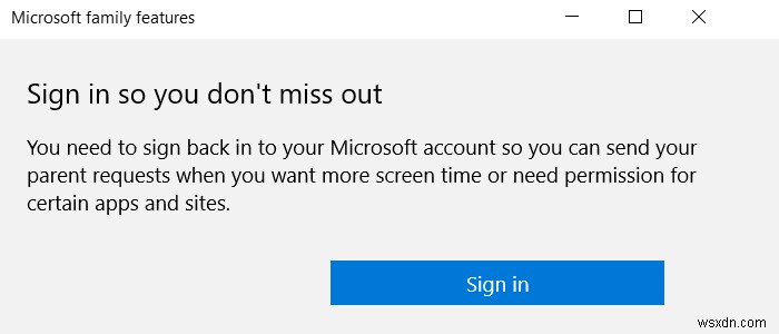 วิธีปิดป๊อปอัปฟีเจอร์ Microsoft Family ใน Windows 10 