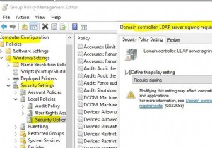 วิธีเปิดใช้งานการลงชื่อ LDAP ใน Windows Server &Client Machines 