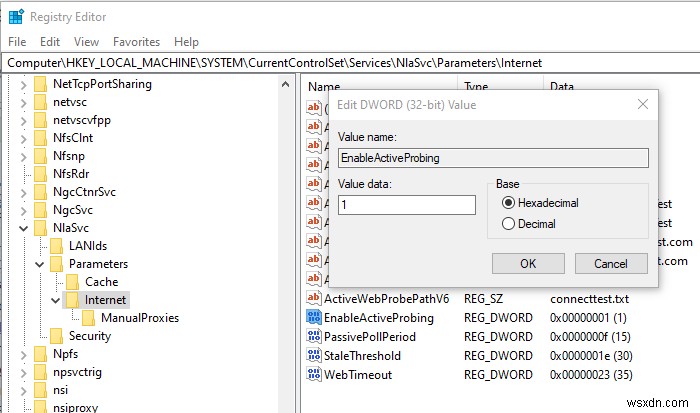 วิธีลบข้อผิดพลาดการเปลี่ยนเส้นทาง msftconnecttest 