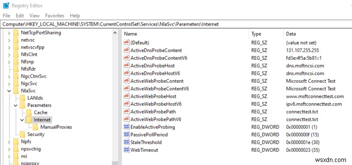 วิธีลบข้อผิดพลาดการเปลี่ยนเส้นทาง msftconnecttest 