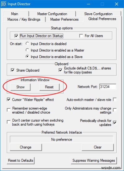 วิธีใช้ Input Director บน Windows 10 เพื่อคัดลอกเอกสารระหว่างคอมพิวเตอร์ 