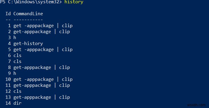 วิธีดูประวัติคำสั่ง PowerShell บน Windows 10 