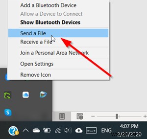 วิธีส่งหรือรับไฟล์โดยใช้ Bluetooth File Transfer ใน Windows 10 