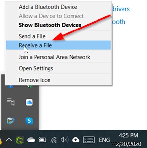 วิธีส่งหรือรับไฟล์โดยใช้ Bluetooth File Transfer ใน Windows 10 