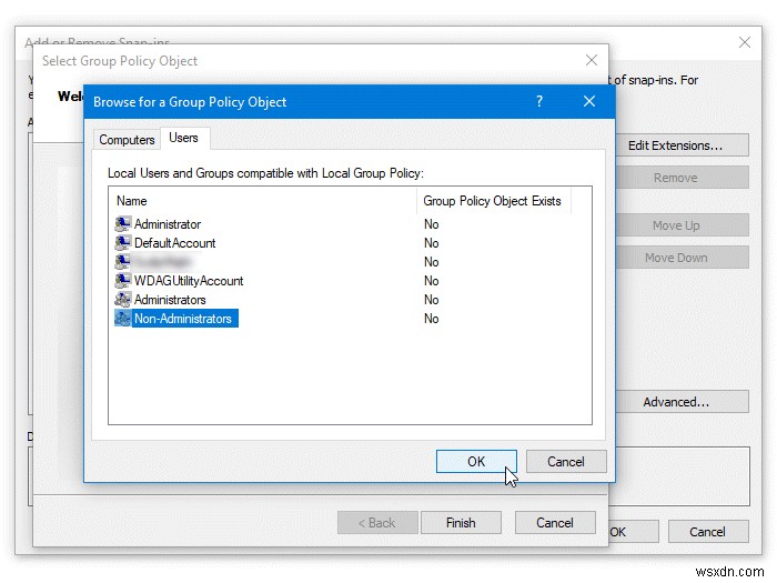 วิธีการใช้ Group Policy กับ Non-Administrators เฉพาะใน Windows 10 