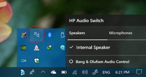 ไม่พบไฟล์สคริปต์ HPAudioswitchLC.vbs เมื่อเริ่มต้นระบบใน Windows 10 