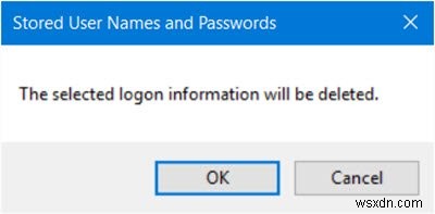 ค้นหา เพิ่ม ลบ แก้ไข สำรองข้อมูล กู้คืนชื่อผู้ใช้และรหัสผ่านที่จัดเก็บใน Windows 11/10 