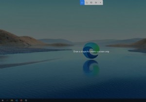 วิธีใช้แป้นพิมพ์ลัด Win+Shift+S เพื่อจับภาพหน้าจอใน Windows 10 